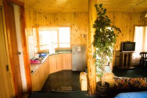 Ett kök eller pentry på Mae Joa Turismo - Cabañas & Camping Familiar