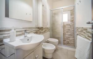 A bathroom at Casa Libasci