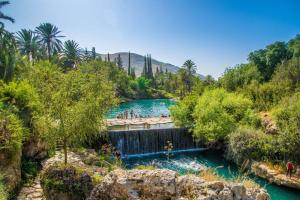 a pool in the middle of a river at Yaffe Bagilboa in Gan Ner
