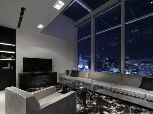 โทรทัศน์และ/หรือระบบความบันเทิงของ Shinjuku Granbell Hotel