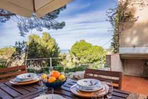 Balkón nebo terasa v ubytování Casale Marciana Marina