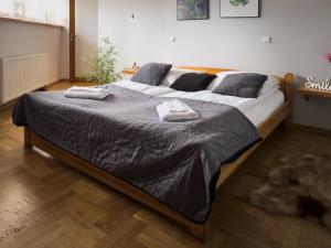 Postel nebo postele na pokoji v ubytování Viva Maria Pod Smrekami + 30 fotografií