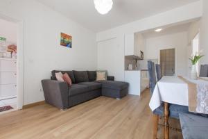 Kuchyň nebo kuchyňský kout v ubytování Apartments Senka