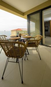 Un balcon sau o terasă la Irini Design Apartments
