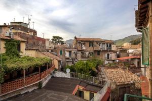 a view of a city with buildings at Casa di Ale in Tivoli