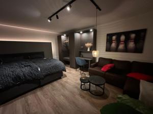 Posezení v ubytování Apartment Hideaway
