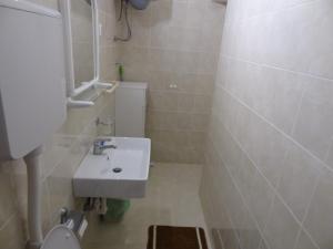 Koupelna v ubytování Apartment Rosetta