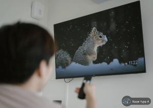 Μια τηλεόραση ή/και κέντρο ψυχαγωγίας στο Scene Private hostel