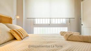 Postel nebo postele na pokoji v ubytování Estudio Melosas - Alojamientos La Torre