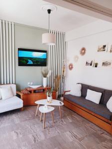 Χώρος καθιστικού στο El Nido Apartment