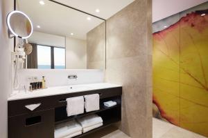 Koupelna v ubytování HYPERION Hotel Basel