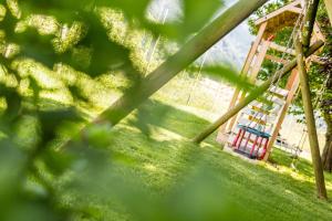 Aed väljaspool majutusasutust Garni Hotel Am Meilenstein