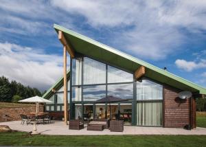 The building where the resort is located 