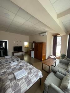 Letto o letti in una camera di DownTown B&B