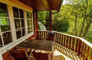 Balkón nebo terasa v ubytování Fossen Accommodation