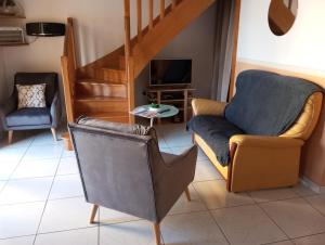 Χώρος καθιστικού στο VILLA DANIELA