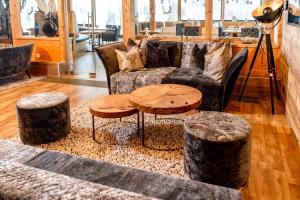 Część wypoczynkowa w obiekcie Appartement & Suiten Hotel Glöcknerin