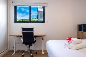 Postel nebo postele na pokoji v ubytování GuestReady - Panoramic Mountain Escape