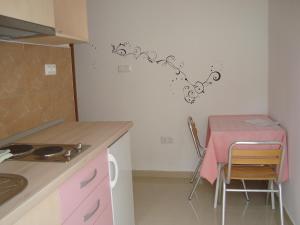 Kuchyň nebo kuchyňský kout v ubytování Apartments Kiro