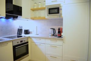 A kitchen or kitchenette at Forest Mountain Apartment