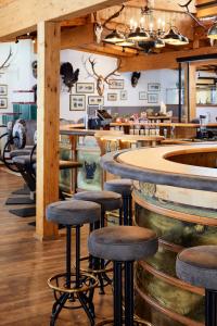 Restauracja lub miejsce do jedzenia w obiekcie Appartement & Suiten Hotel Glöcknerin