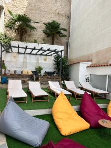 Ansi Paradiso Apartaments的休息区