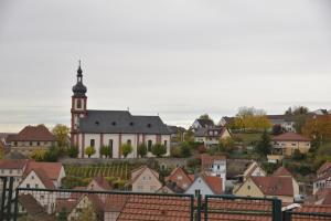 Nespecifikovaný výhled na destinaci Zellingen nebo výhled na město při pohledu z prázdninového domu