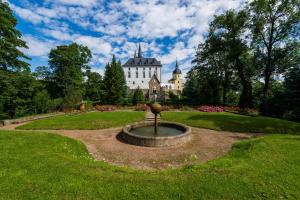 Zahrada ubytování Schloss Purschenstein