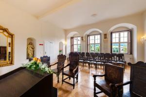 Posezení v ubytování Schloss Purschenstein