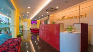 The lobby or reception area at Riverfront Melaka Hotel