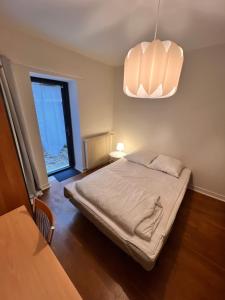 Posteľ alebo postele v izbe v ubytovaní Appartement RDC 9 personnes, 2 chambres, wifi, proche du centre