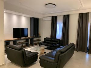 Μια τηλεόραση ή/και κέντρο ψυχαγωγίας στο Superbe appartement spacieux