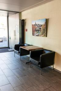 Area soggiorno di Baden Youth Hostel
