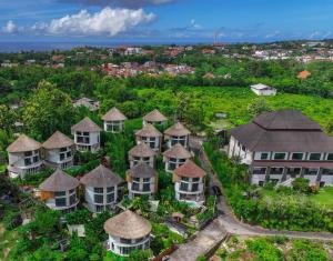 an aerial view of a resort at Hillstone Luxury Village in Uluwatu