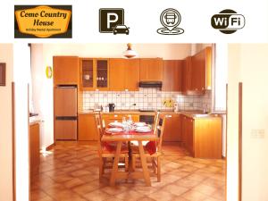 Kuchyň nebo kuchyňský kout v ubytování Como Country House