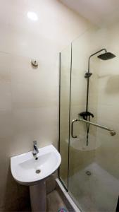 Kylpyhuone majoituspaikassa Crystal luxury Apartments