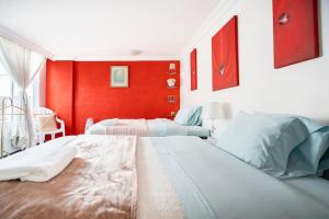 Postel nebo postele na pokoji v ubytování Luxury Home