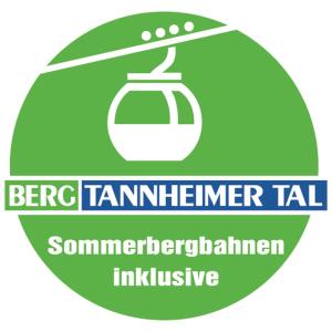 a green sign with a teapot on it at Haus Baumgartner in Schattwald