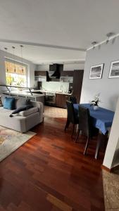 Μια τηλεόραση ή/και κέντρο ψυχαγωγίας στο Apartament rodzinny +44 φωτογραφίες