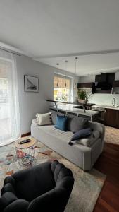 Χώρος καθιστικού στο Apartament rodzinny