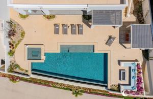 Plantegning af Luxe Oceanview Villa with Pool Hot Tub BBQ and Fire Pit