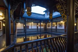 an indoor pool in the palace of versailles at Buddha Zen Hotel in Chengdu
