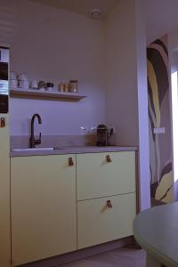 Dapur atau dapur kecil di Studio Smit