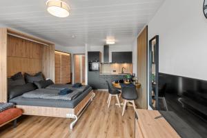 Posezení v ubytování Ferienwohnung im Zemmer
