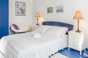Voodi või voodid majutusasutuse Ferienwohnung für 2 Personen ca 50 qm in Orebić, Dalmatien Süddalmatien toas