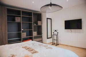Postel nebo postele na pokoji v ubytování Splendide appartement Cosy