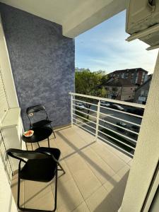 Balkón nebo terasa v ubytování Studio29