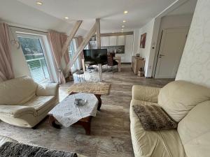 Posezení v ubytování Holidayhaus Lütsche