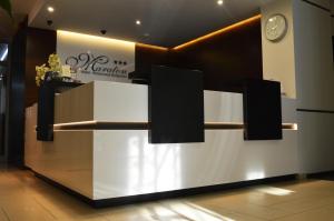 Kuchyňa alebo kuchynka v ubytovaní Hotel Maraton