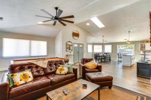 A seating area at Quiet Redding Getaway about 7 Mi to Downtown!